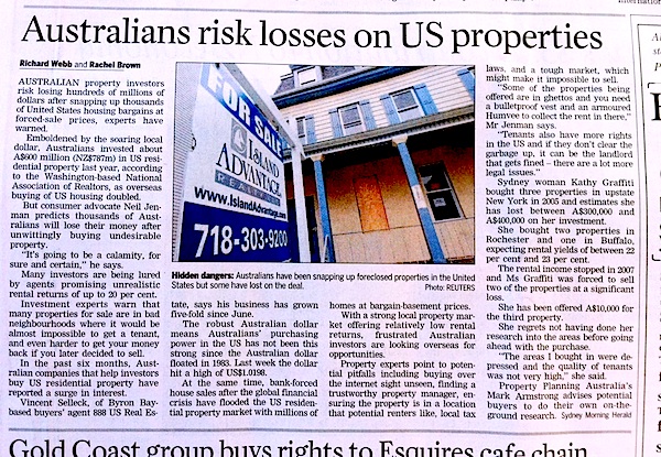 Neil Jenman warns about US property investment boom