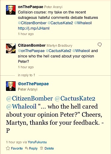 Martyn Bradbury doesn't care for opinions