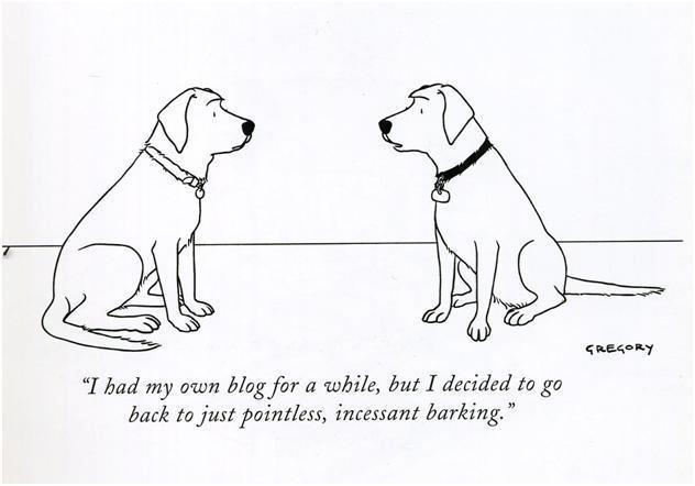 Blog or incessant barking