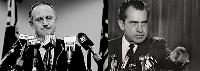 Under fire in the press? Look! Behind you! What's that over there? A threat to national security? Time for (distr)action!