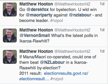 Hooton_s Horomia tweets