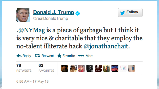 realDonaldTrump Chait NYMag