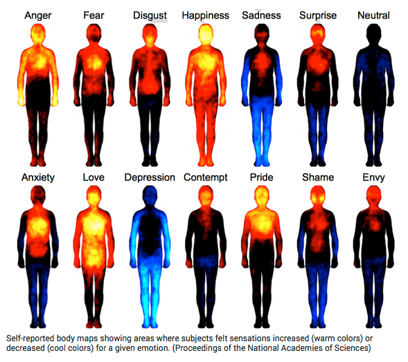 Mapping How Emotions Manifest in the Body - The Atlantic - click