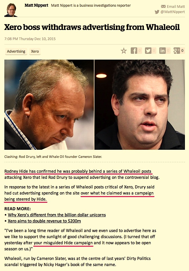 Hide as puppet-master? Looks like it. (click to read Matt Nippert’s article at www.nzherald.co.nz)