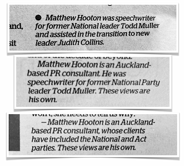 Who Funds Matthew Hooton The Paepae